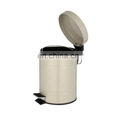 Модерн кухонный и офисный металлический мусорный бак на 13 галлонов с педалью photo-2