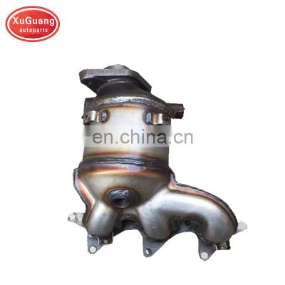 OEM Quality Stainless Steel Ceramic Exhaust manifold Catalytic Converter for Xiali N3 A+ with three cylinder