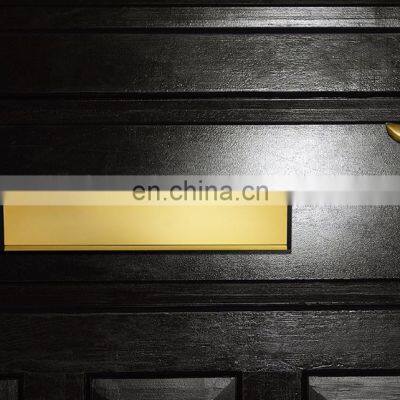 Door Mail Slot By Telescopic Sleeve & Gold Sealed Flap - Compatible With Any Door Type photo-5