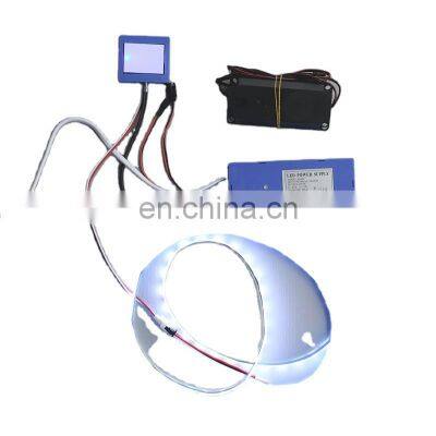 smart touch sensor switch control for mirror with color change dimmer antifog