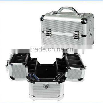 special shape customized Aluminum makeup jewelry carry on case