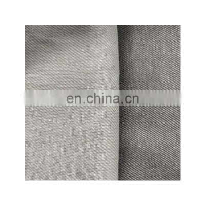 Breathable Pure Linen Flax Woven Organic Rayon Linen Fabric For Clothing