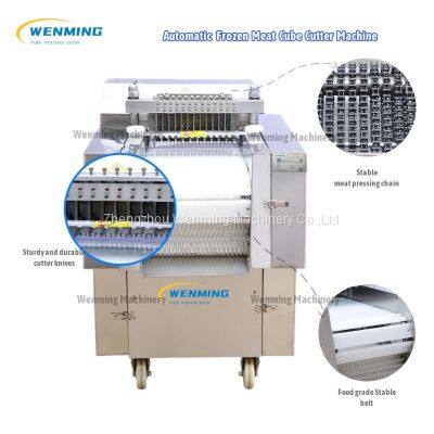 Fully Automatic Commercial Meat Cuber Chicken Cutting Machine Chicken Cube Cutter Best Price photo-5