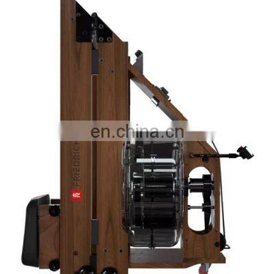 Rowing machine Wooden water resistance gym Home indoor fitness equipment Rowing machine House of Cards