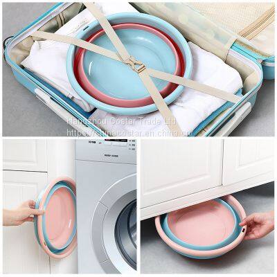 Collapsible Wash Basin Tub Folding Round Dishpan Washing Basin photo-2