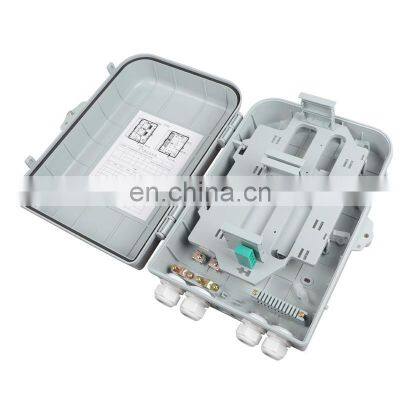 Big Size 1:32 core 48 core Outdoor waterproof Wall Mounted FTTH Splitter Fiber Optic Distribution Box