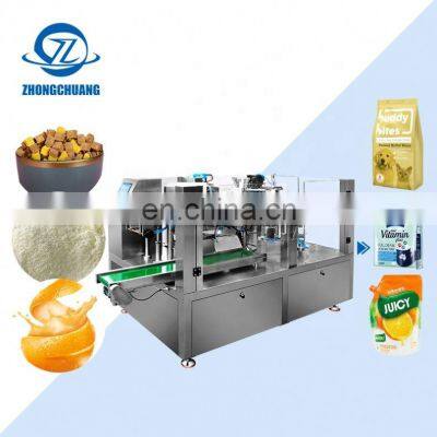 100 G Milk Product Packaging Whole Chicken Automatic Detergent Powder Doypack Pouch Packing Machine