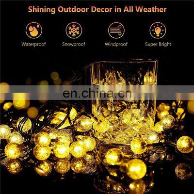 Globe Solar String Light 25 Clear Led Bulbs Vintage Backyard Patio Bulb Hanging Indoor Outdoor Lights photo-3