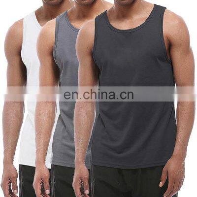 Men Tanktops Sleeveless Sports Logo Custom Tank Top Men Gym Print Travel Vest Gym Tank Top photo-2