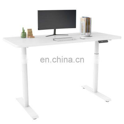 Custom OEM Popular Height Tech Table Wholesale Lift Desk Frame Electric Adjustable Height smart computer desk
