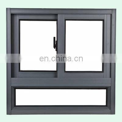 Grey insulated sliding glass windows and interior sliding glass window