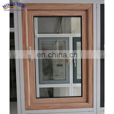 Modern Style Aluminum Swing Casement Window Price of Window Grill Design for Sale