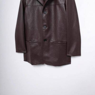 New Style Women's Clothing - European Style Fashion, Simple and Elegant, With a Touch of Old Money Style Leather Jacket and Blazer. photo-4