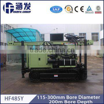 Durable at worksite!!HF485Y track-type high efficiency water well drilling rig