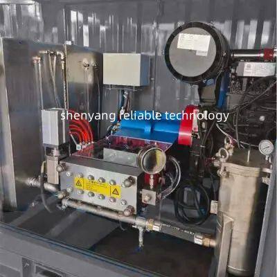 Máquina de inyección de agua de ultra alta presión de 15kpsi 1000bar en nuevo estado, limpiador hidráulico para limpieza con agua fría photo-2