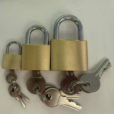 Hot Sale Good Quality Safety 20-70mm Heavy Duty Brass Padlock photo-2