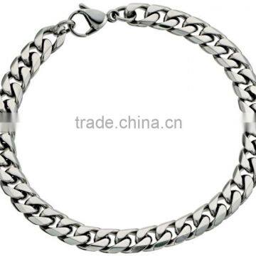 Stainless Steel Fancy Curb Bracelet Bracelet For Girls