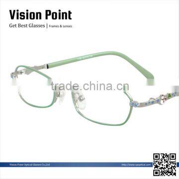 Classic design cheap but high quality full rim metal kids cartoon eyeglasses optical frames