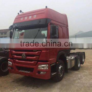 used good condition dump truck Headstock Howo 25T for cheap sale in shanghai yard