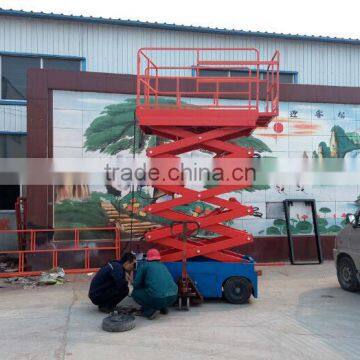 5-18 m mobile hydraulic scissor lifting platform indoor scissor lift platform