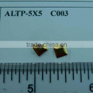 Aluminum Rhinestuds Hot Fix Iron on Square Shape, Heat Press 10mm