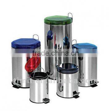 Superior Quality Stainless Steel PP Inner Round Recycling Bin