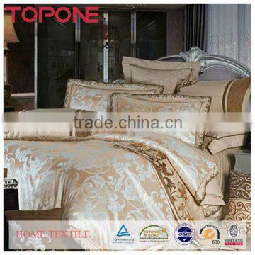 Professional manufacturer cheap jacquard satin duvet cover