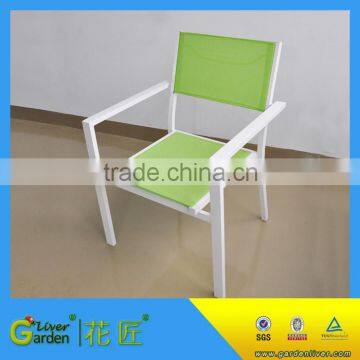 promotional outdoor dining aluminium chair