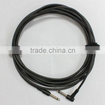 Pro audio1/4"-1/4" instrument guitar cable ,OEM for customer low MOQ