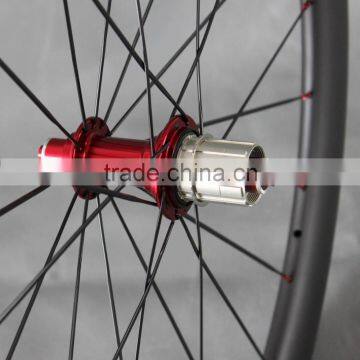 Fromt 40mm Rear 56mm Carbon Road Bike Wheels Road Combined Bicycle Wheel Clincher W40C