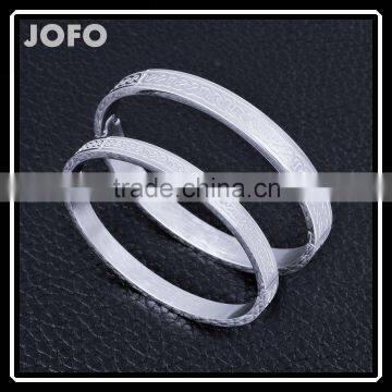 High Quality Amerian&European 304 Stainless Steel Bangles For Couple SMJ0023