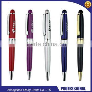 Promotion decorative ballpoint pens with customized printing