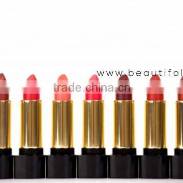 Fashion color lipstick makeup for salons dry and natural