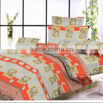 100% polyester microfiber bedding sets /bed sheet 120gsm