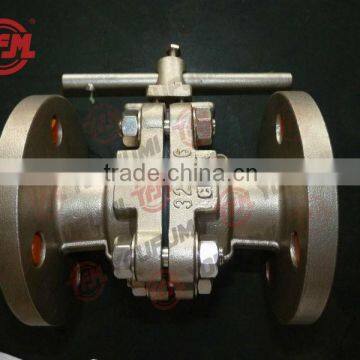 PFA Lined Ball Valve SS304 for chemical industry