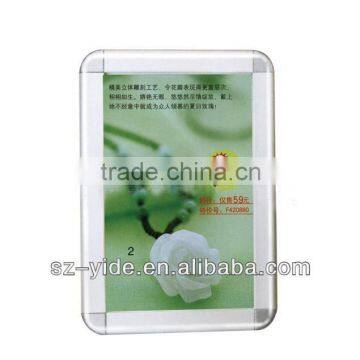 High quailty 32mm round corner aluminum snap frame