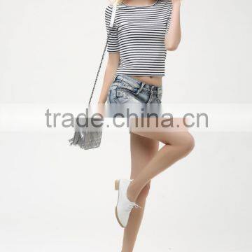 Newest Maxi Denim Shorts Wholesale Ladies Short Jeans Loose Summer Woman Short Pants photo-2