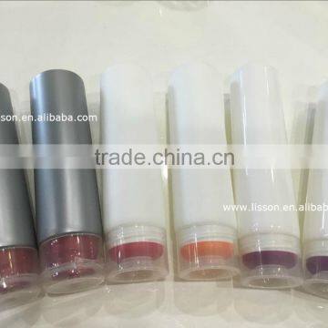 150ml Plastic Cosmetic Tube for Body Lotion With Soft Sillicon Massage Head
