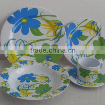 16pcs or 20pcs melamine dinnerware sets