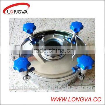 stainless steel tank manhole with sight glass