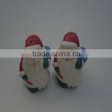 Ceramic Christmas Salt and Pepper Shakers With Christmas Items photo-2