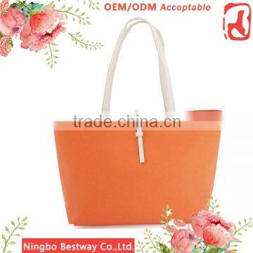 Colourful Fashion Designer Leather Hand Bags, Leather Reusable Shopping Bag photo-4