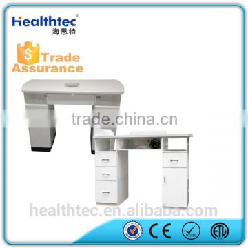 white nail manicure table dust collector