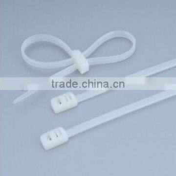 Excellent quality Double Locking Mounting Head Nylon Cable Ties