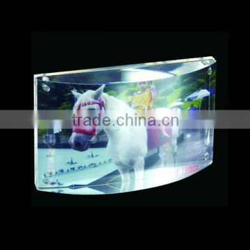 plastic clear good quality photo frame for wholesale