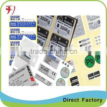 Direct manufacture customized waterproof strong self adhesive roll label
