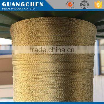 electroplate cooper wire rope 3*3-0.6MM