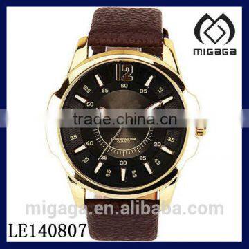 New Fashion Men's watches sport Quartz Watch with Leather Strap*MEN'S SPORT LEATHER STRAP WATCH