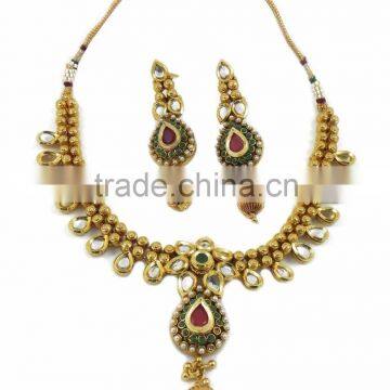Indian Polki Style Necklace Sets photo-3