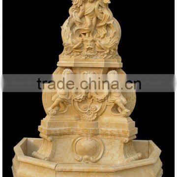 Hand Carved Natural Stone Garden Decorative Wall Fountains